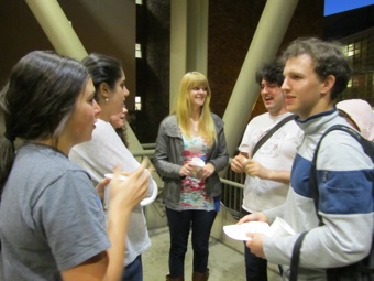 UCLA Host Monica chats with UC Davis Kyle.